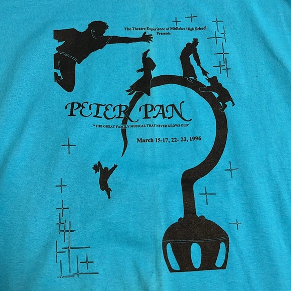 1996 Peter Pan Vintage T-Shirt - Picture 2 of 5